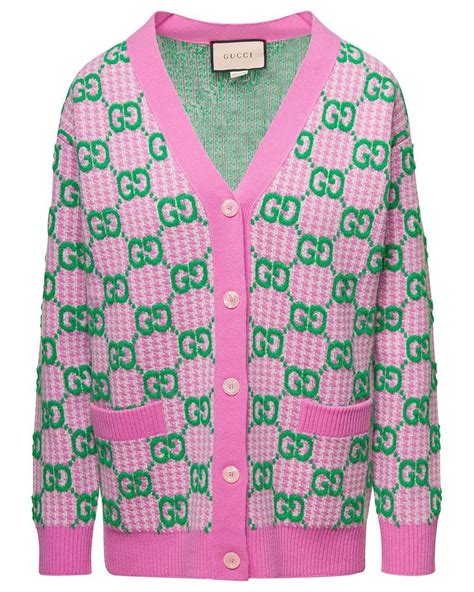 gucci adidas pink sweatshirt|gucci pink and green cardigan.